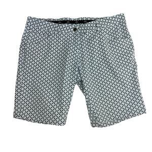 Crivit Women's Golf Bermuda Shorts Sz 12 Geometric Print Hiking Stretch